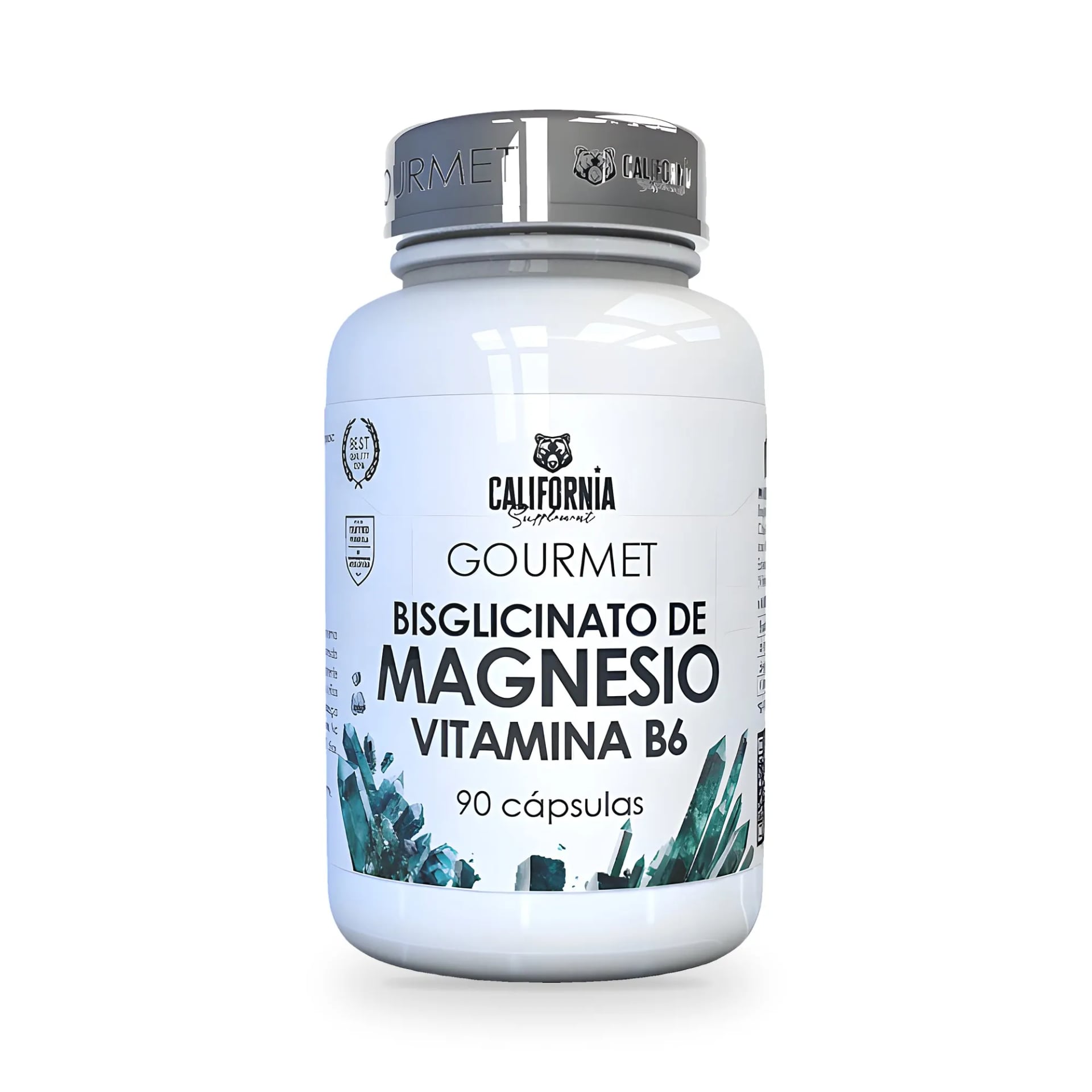 BISGLICINATO DE MAGNESIO + Vit B6 90 Cápsulas