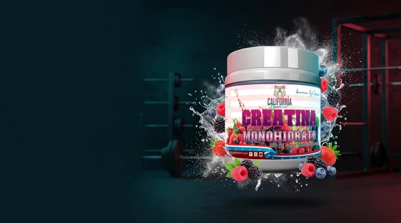California Supplement Creatina Monohidrato 300g Frutos del Bosque