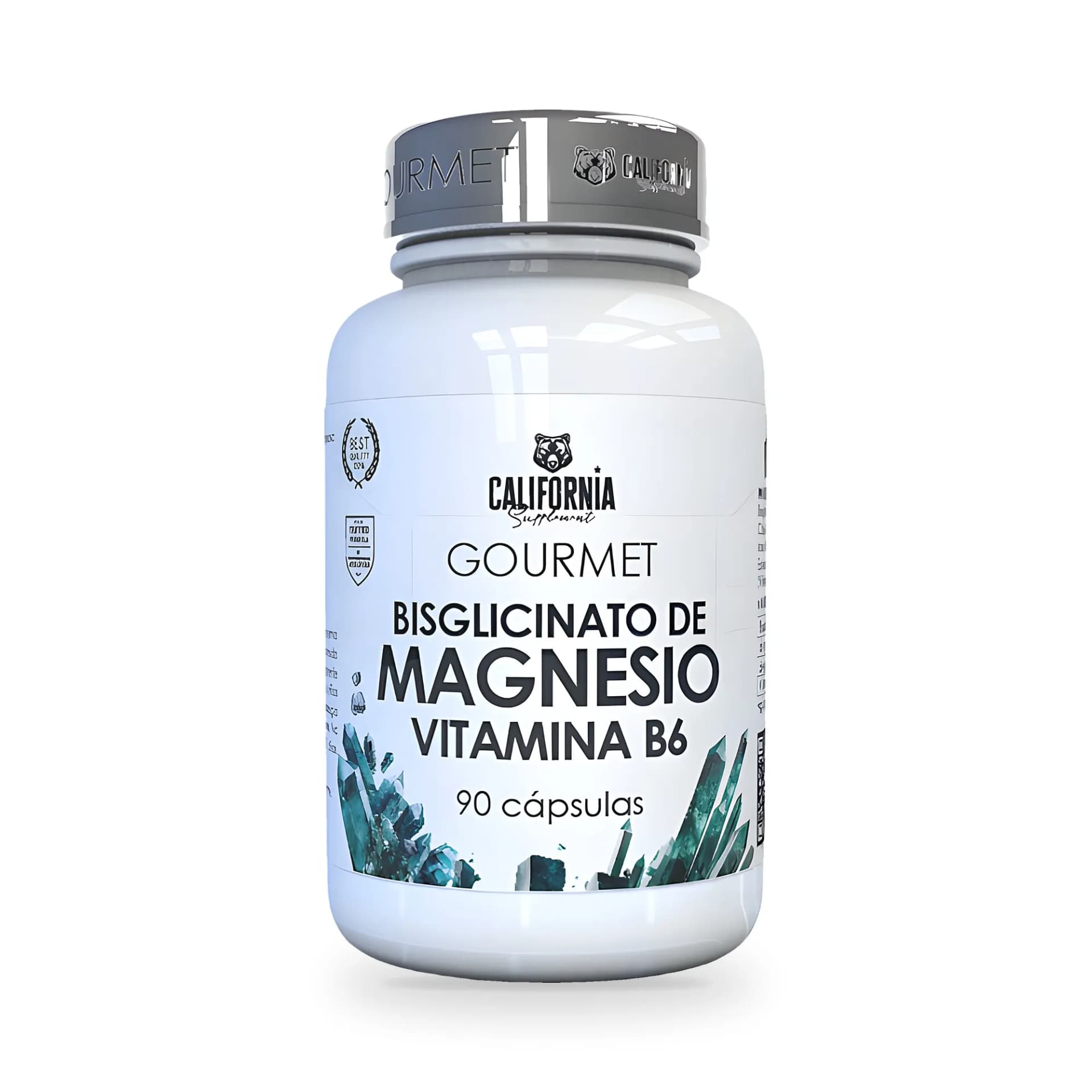 BISGLICINATO DE MAGNESIO + Vit B6 90 Cápsulas
