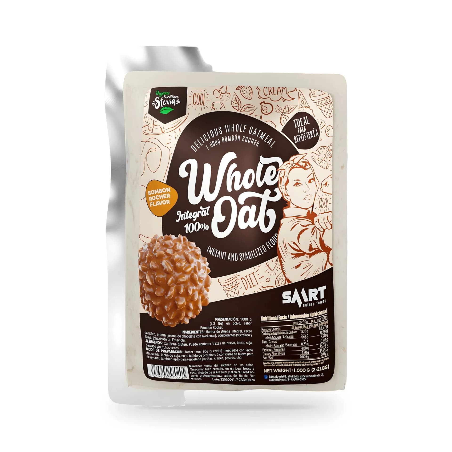 HARINA DE AVENA-BIO ZERO 1 kg
